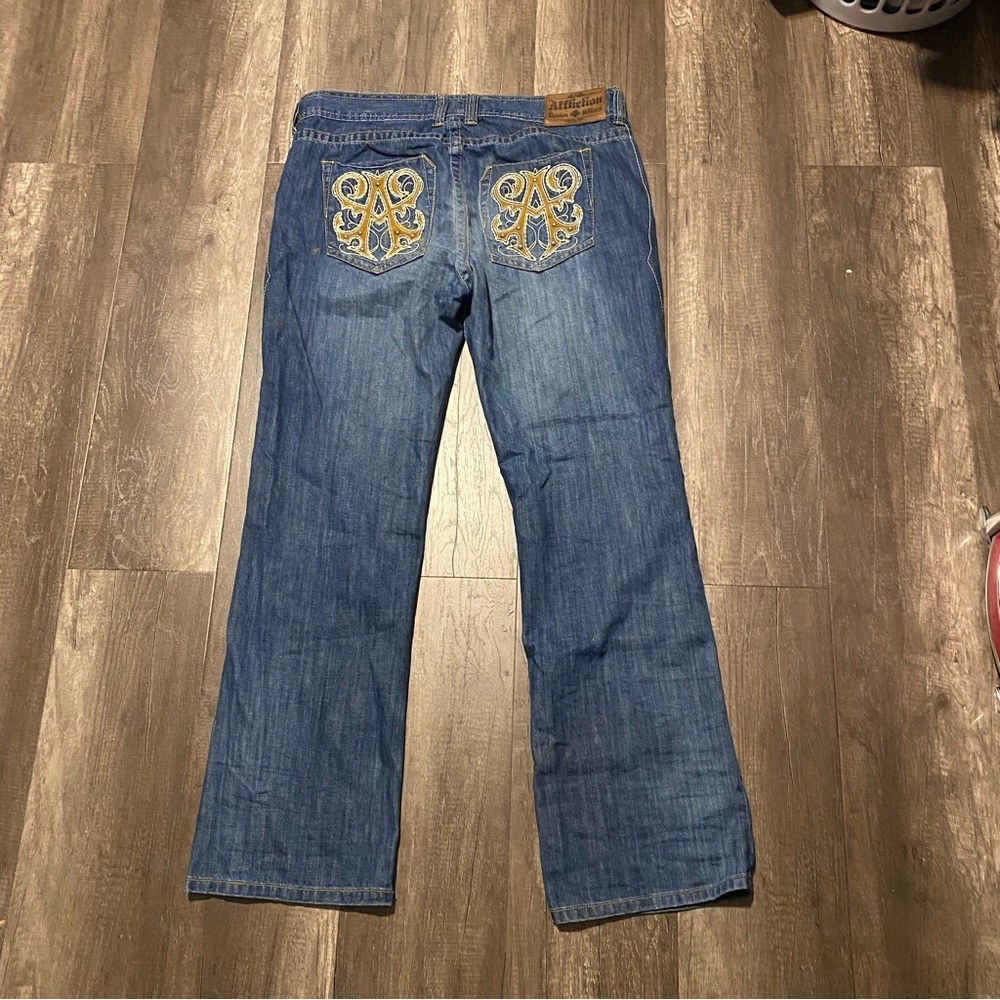 Affliction Denim Killers Mens Blue Denim Jeans Labelled 36X32